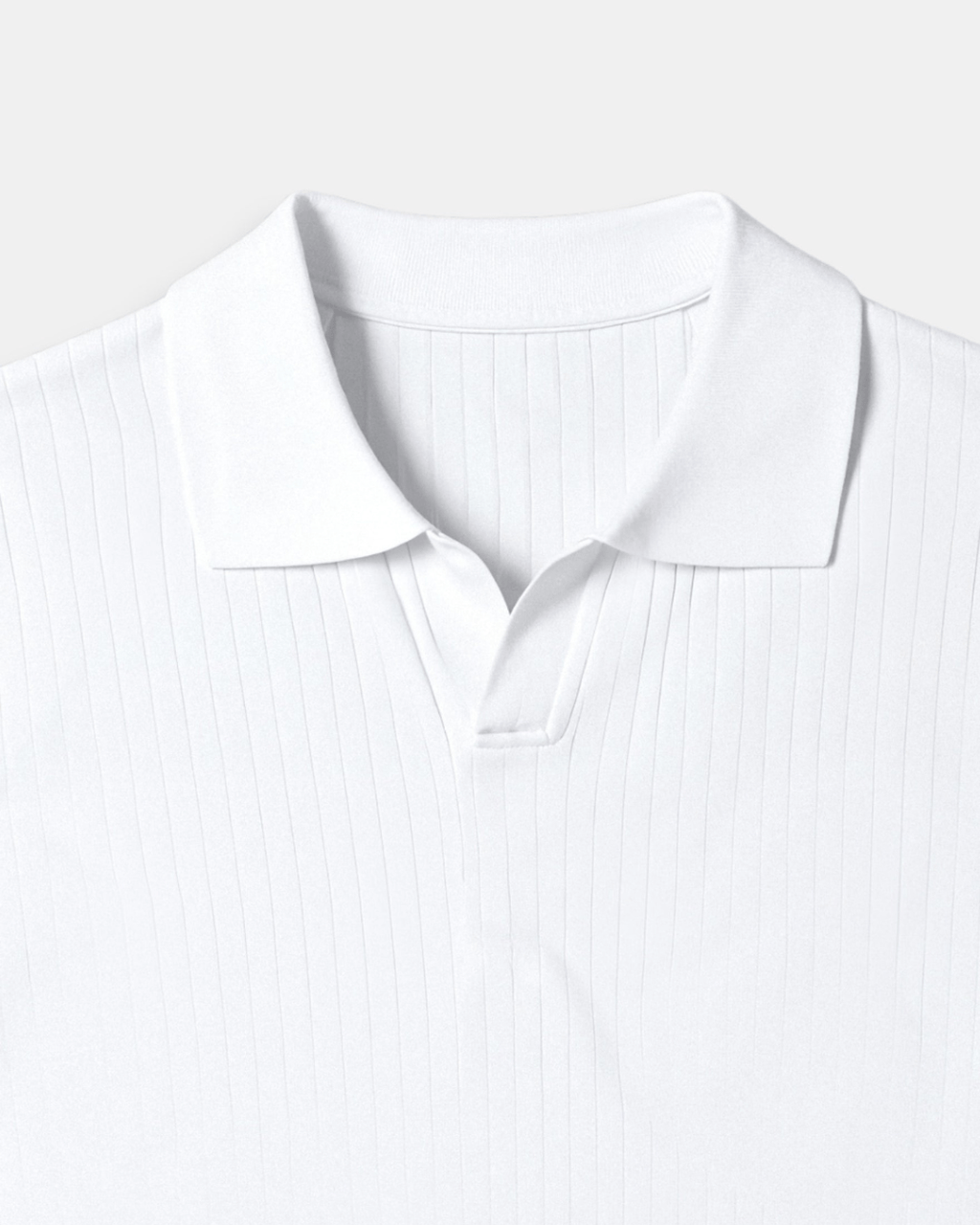Slim Fit Polo Shirt for Men with Open Collar – Modern Casual Style