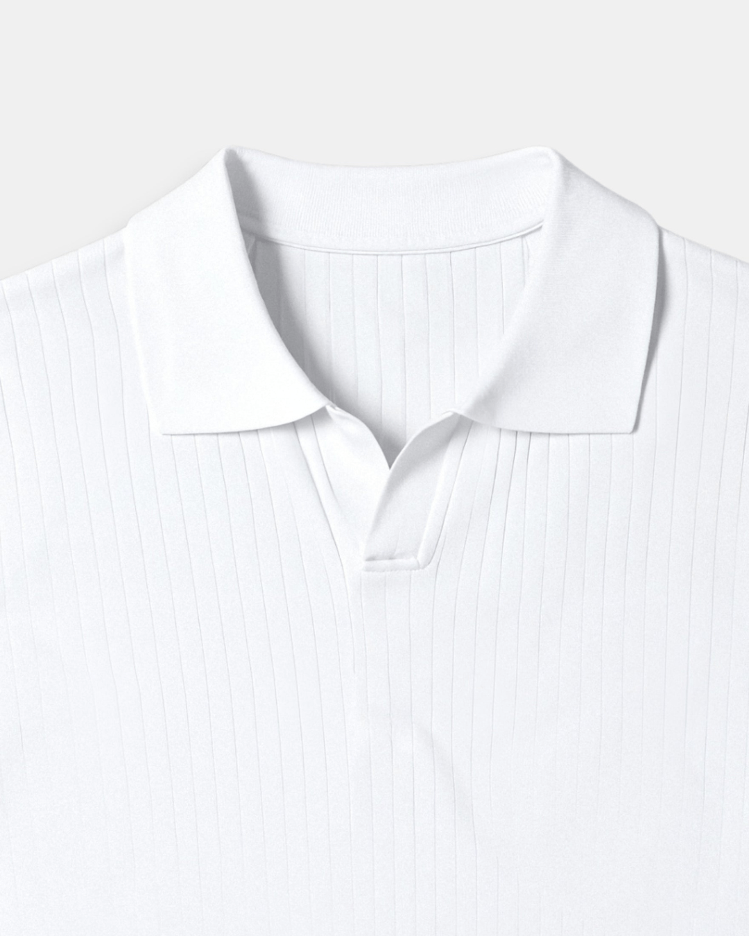 Slim Fit Polo Shirt for Men with Open Collar – Modern Casual Style